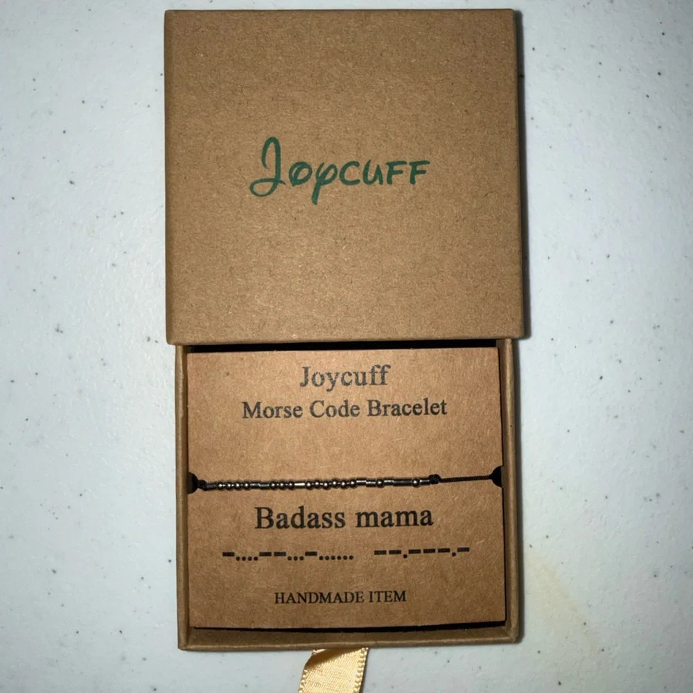 Joycuff Morse Code Bracelet Badass Mama